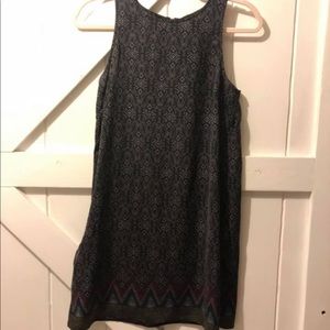 Black patterned dress